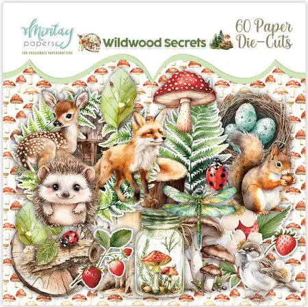 Mintay Papers - Wildwood Secrets 60 Diecuts set