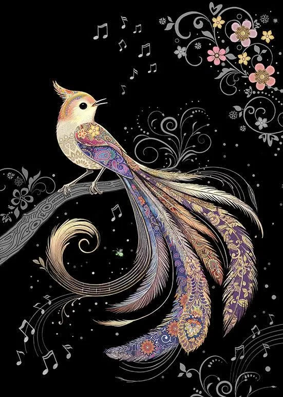 Bug Art Luxury Greeting Cards - Paradise Bird