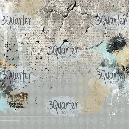 3 Quarter Designs Vintage Man Paper Packs 6"x6"
