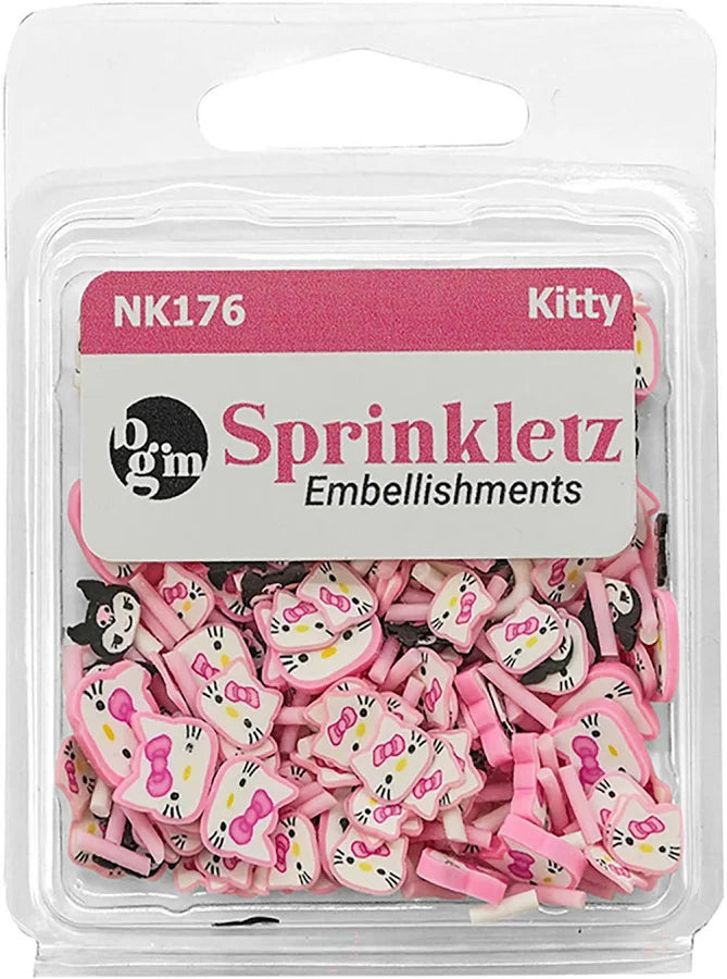 Buttons Galore Sprinkletz Embellishments - Kitty