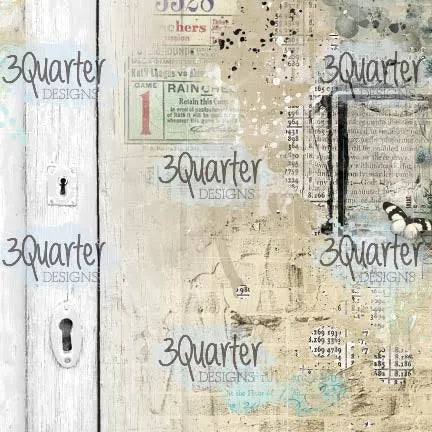 3 Quarter Designs Vintage Man Paper Packs 6"x6"