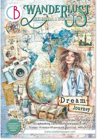 Ciao Bella - Junk Journal & Ephemera Book - Wander Lust