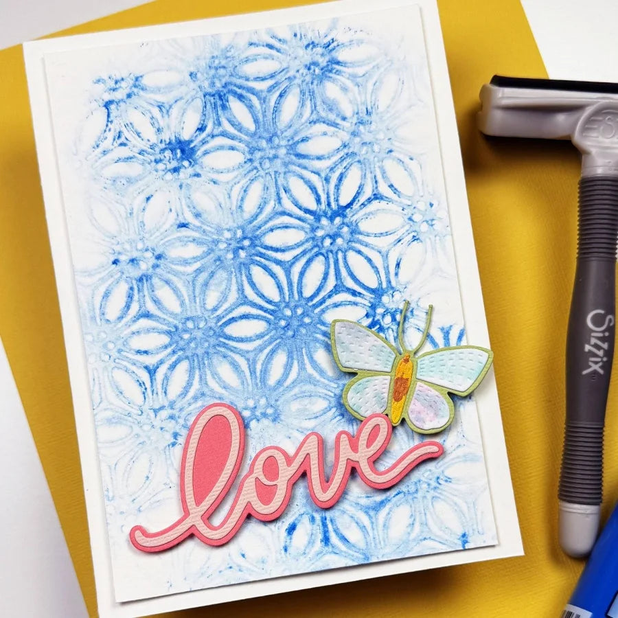 Sizzix Studio - Vicki Boutin Stencils - Background Textures