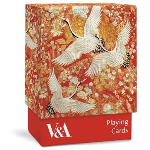 Museums & Galleries- Kimono Cranes Playing Cards
