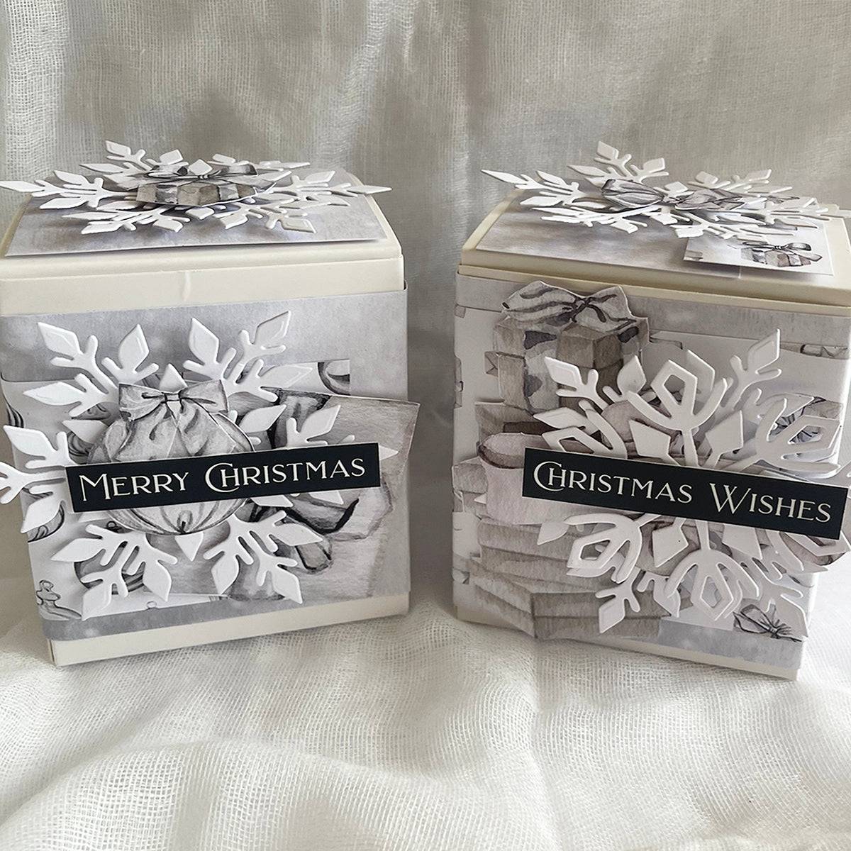 Paper Rose -  Metal Cutting Die -  Snowflake Set 4