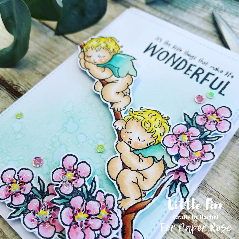Paper Rose -  Clear Stamp Set - Snugglepot & Cuddlepie - Little Things