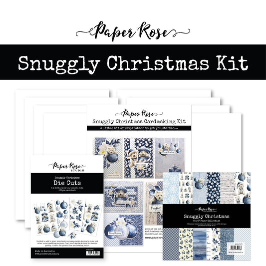 Paper Rose -Snuggly Christmas Cardmaking Kit