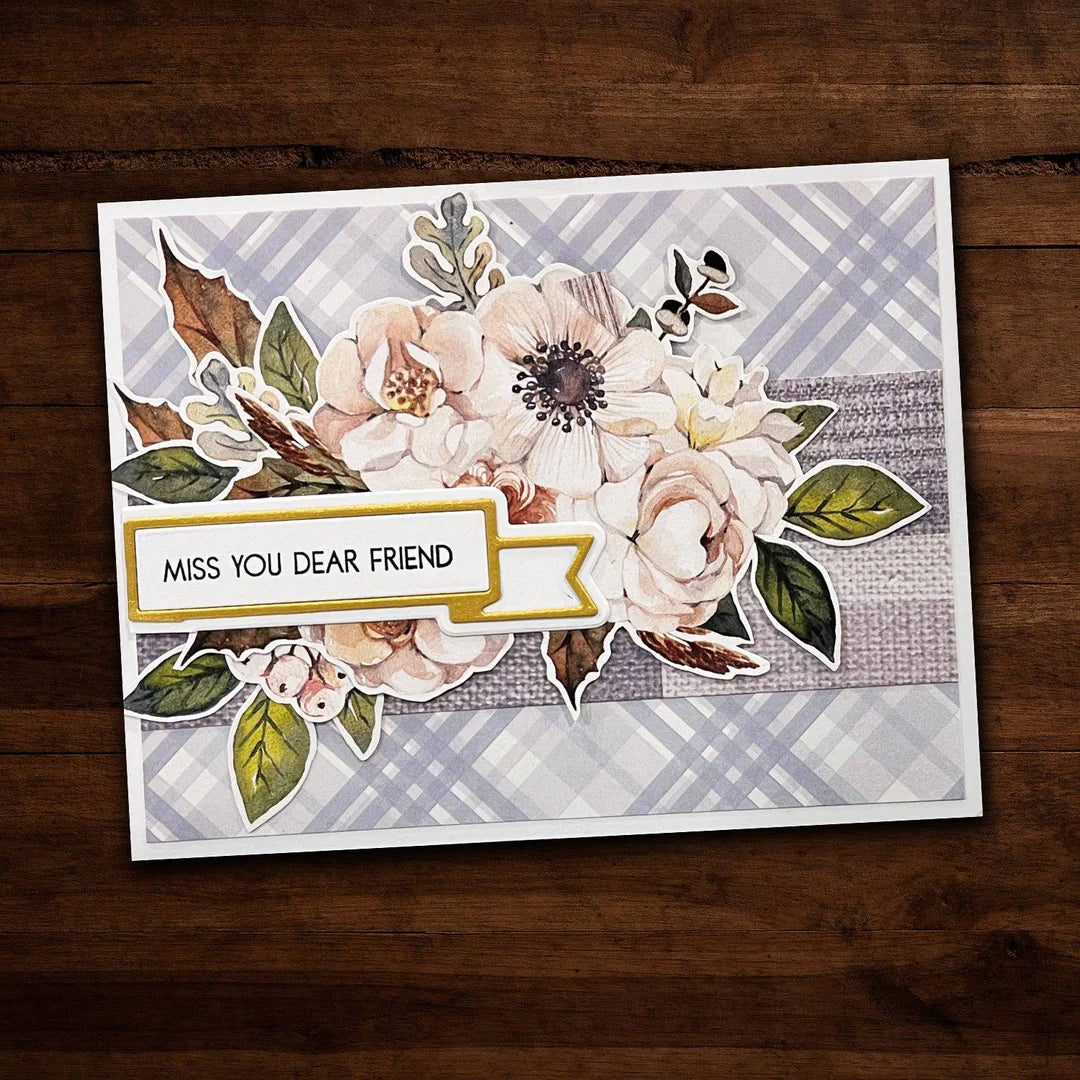 Paper Rose -  Clear Stamp Set - Super Day Sentiments