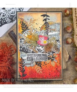 Stamp/Stencil - Stampers Anonymous Mixed Media - Motivation 117