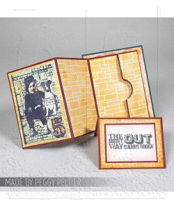 Stamp/Stencil - Stampers Anonymous Mixed Media - Motivation 117