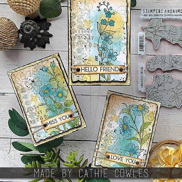 Rubber Stamps - Cling Mount - Embroidery