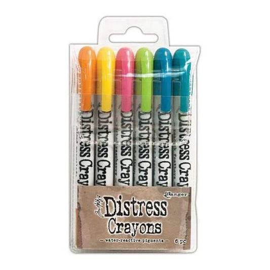 Tim Holtz - Distress Crayons -  6pc Set #1
