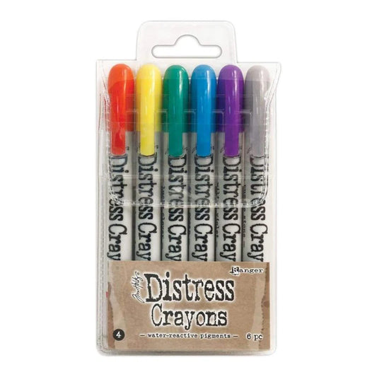 Tim Holtz - Distress Crayons -  6pc Set #4