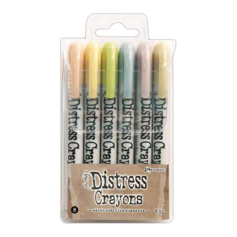 Tim Holtz - Distress Crayons -  6pc Set #8