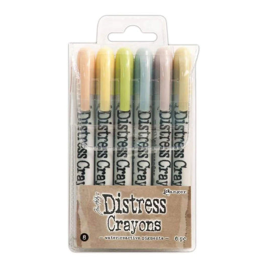 Tim Holtz - Distress Crayons -  6pc Set #8