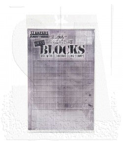 Stampers Anonymous - Tim Holtz Collection - Grid Blocks