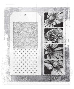 Stamp/Stencil - Stampers Anonymous - Mixed Media Bold Botanicals