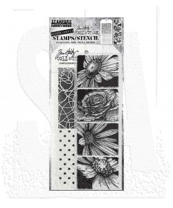 Stamp/Stencil - Stampers Anonymous - Mixed Media Bold Botanicals