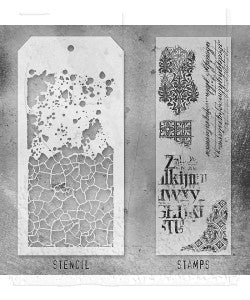 Stamp/Stencil - Stampers Anonymous - Mixed Media  Fragments