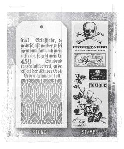 Stamp/Stencil - Stampers Anonymous - Mixed Media Undertaker