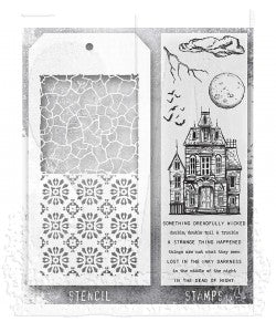 Stamp/Stencil - Stampers Anonymous Mixed Media - Sketch Manor 149