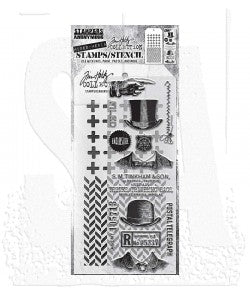 Stamp/Stencil - Stampers Anonymous - Mixed Media Distinguished