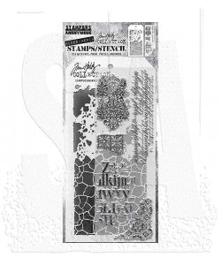 Stamp/Stencil - Stampers Anonymous - Mixed Media  Fragments