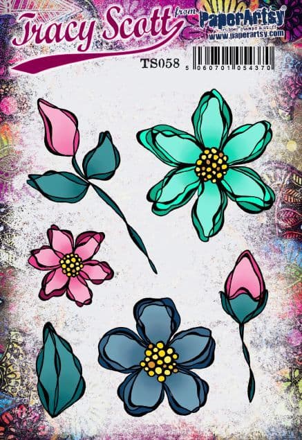 Paper Artsy Stamp - Tracy Scott TS058