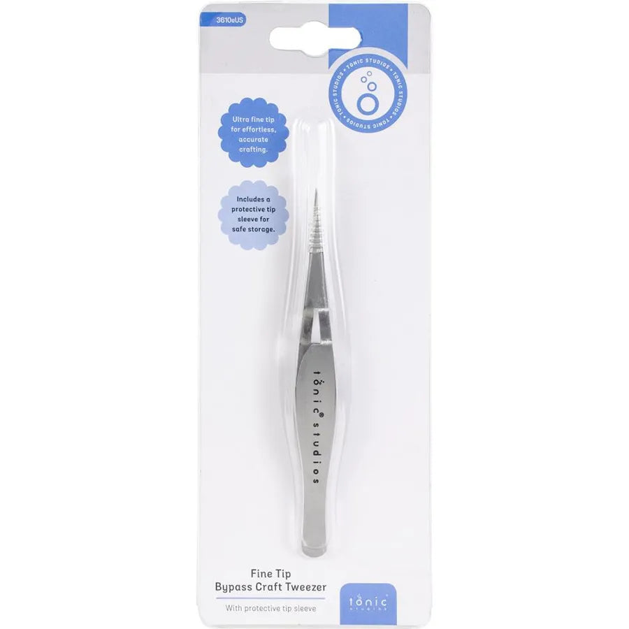 Tonic Studios-  Fine Tip Bypass Craft Tweezer
