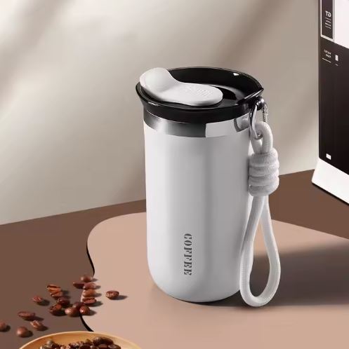 350ml Double Insulated Travel Mug - Stainless, vacuum insulated, double walled, coffee mug.