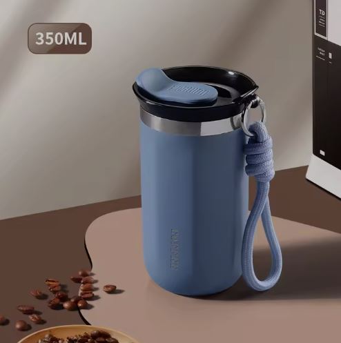 350ml Double Insulated Travel Mug - Stainless, vacuum insulated, double walled, coffee mug.