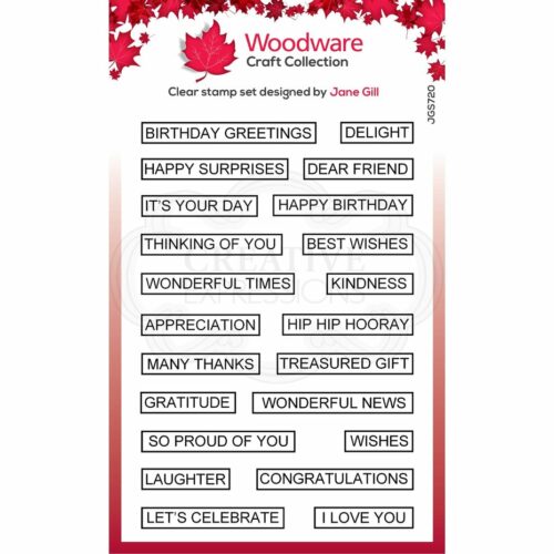 Woodware Craft Collection - Word Fragments