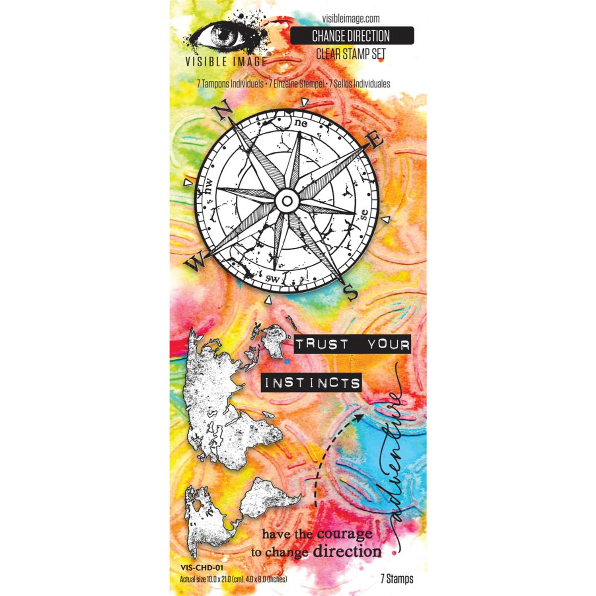 Visible Image clear stamps - Change Direction