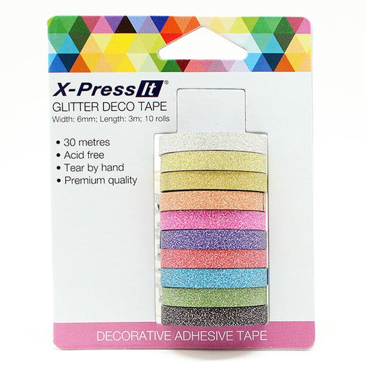 X-Press It Glitter Deco Tape 6mm