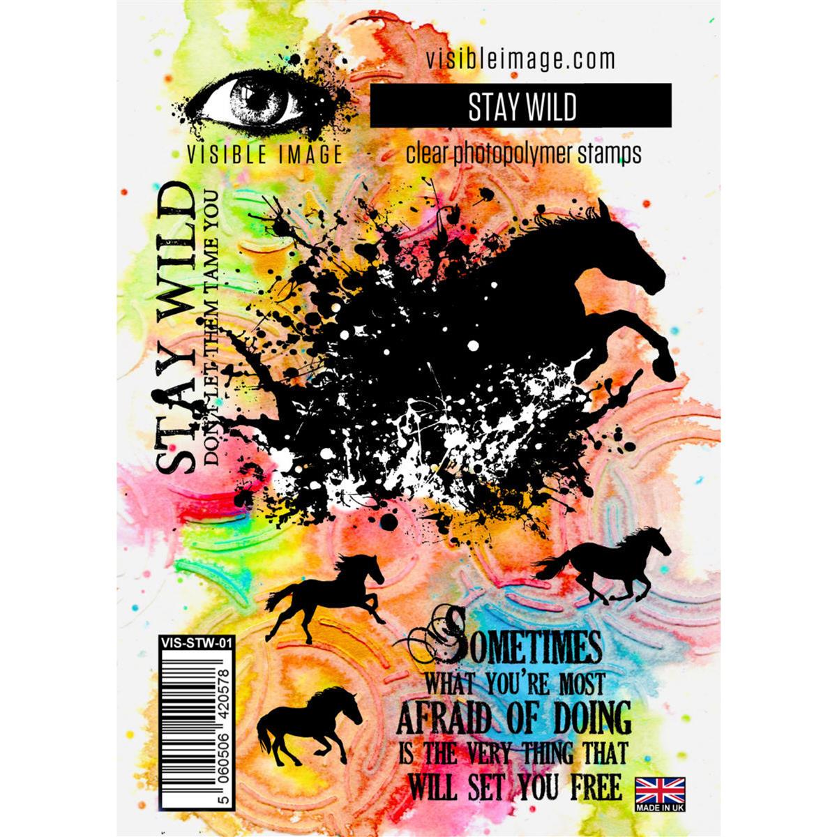 Visible Image clear stamps - Stay Wild