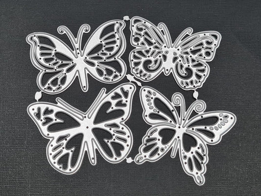 Cutting Dies - Butterflies - 4 Piece Set