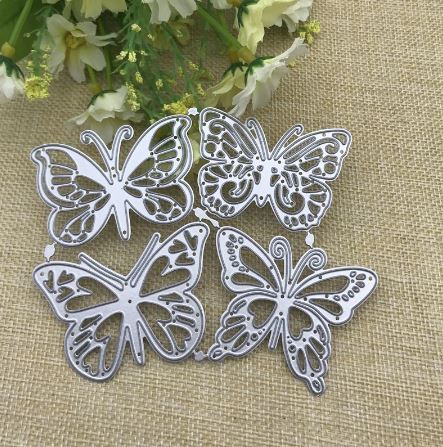Cutting Dies - Butterflies - 4 Piece Set