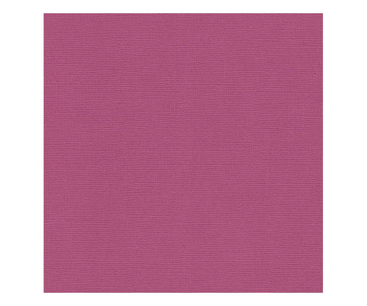12 x 12 Textured Card - Canvas - Mulberry 216 gsm (Single Sheet) Arts & Crafts 10Cats