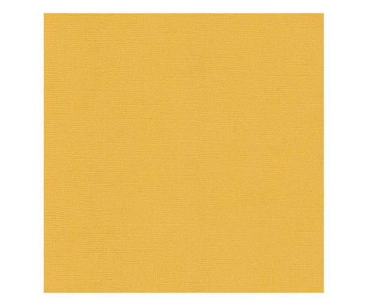 12 x 12 Textured Card - Canvas - Mustard 216 gsm (Single Sheet) Arts & Crafts 10Cats