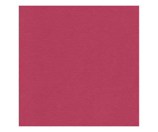 12 x 12 Textured Card - Canvas - Scarlet 216 gsm (Single Sheet) Arts & Crafts 10Cats