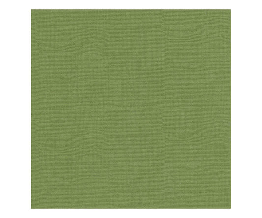 12 x 12 Textured Card - Canvas - Spinach 216 gsm (Single Sheet) Arts & Crafts 10Cats
