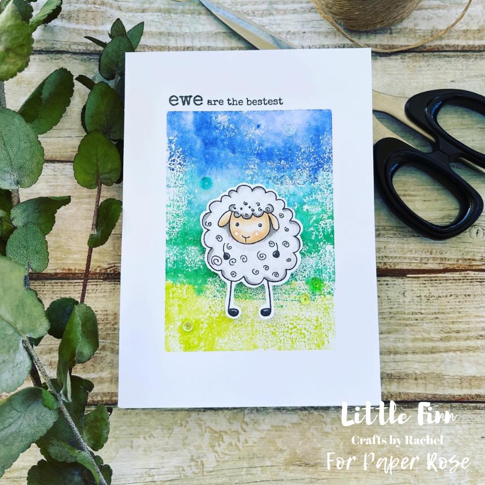 Paper Rose -  Clear Stamp Set - Wooley Sorry