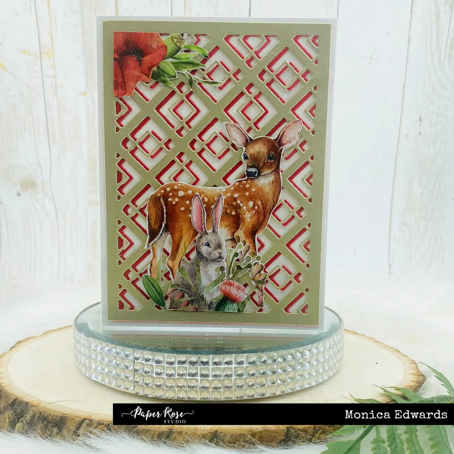 Paper Rose -  Metal Cutting Die  - Halifax Coverplate