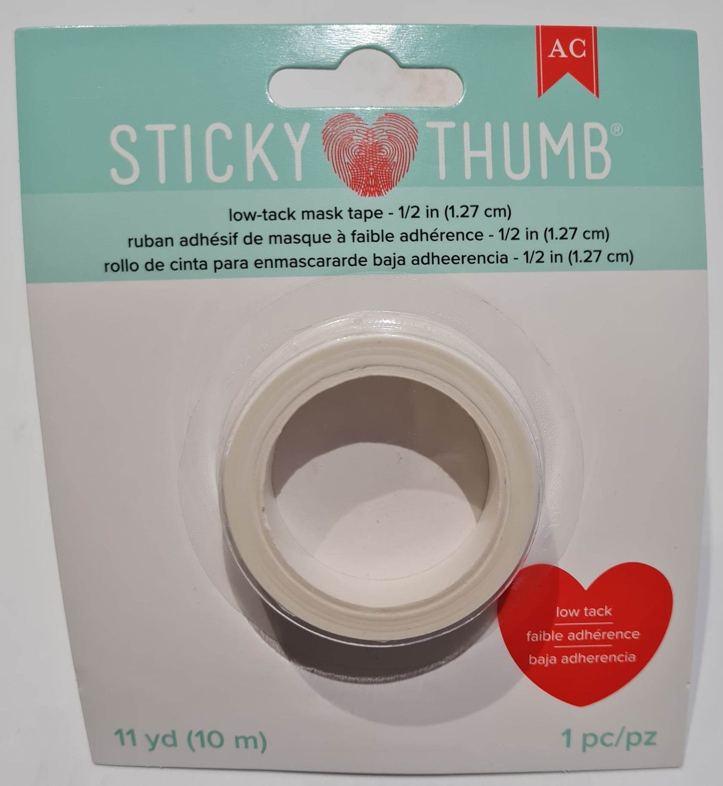 Sticky Thumb - Low Tack Masking Tape 1/2 inch