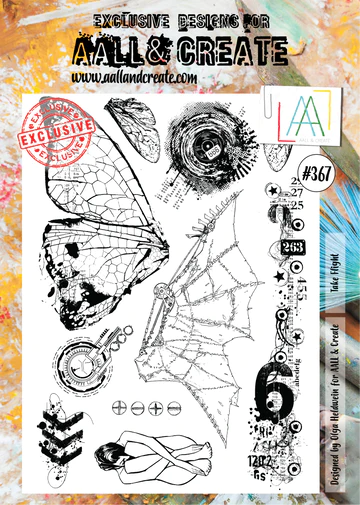 AALL & CREATE - A4 Stamps   - Take Flight #367
