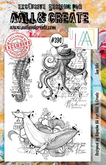 AALL & CREATE - A5 Stamps - Sea Life #390