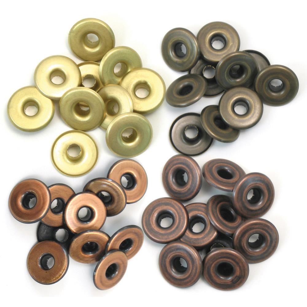 We R Memory Keepers - Wide Eyelets - Warm Metal