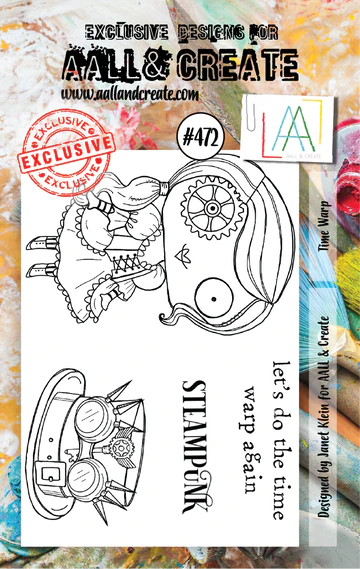 AALL & CREATE - A7 Stamps -Time Warp #472