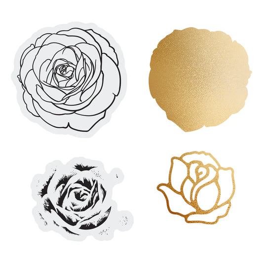 Rose Mini Layering Stamp and Die Set (4pc)