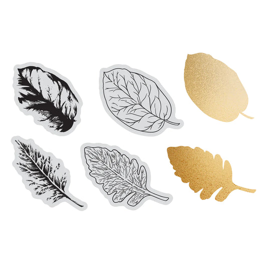 Wide Leaves Mini Layering Stamp and Die Set (6pc)